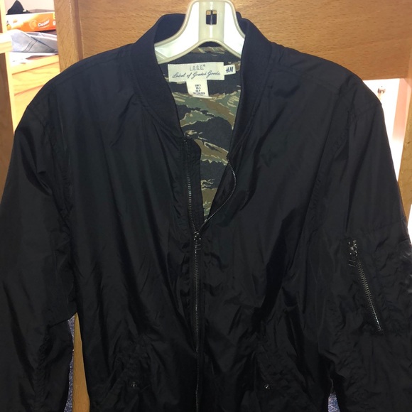 H&M Jackets & Coats Hm Mens Bomber Jacket Poshmark